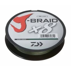 Nowy Plecionka Daiwa J-Braid X8 0,13mm/300m ciemnozielona