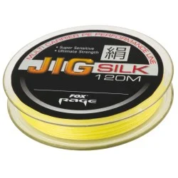 Plecionka Fox Rage 0,25mm/120m Jig Silk,żółta fluo Hit sprzedaży