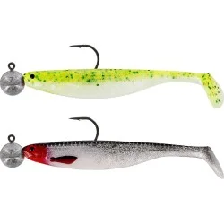 Bezpieczna płatność Zestaw przynęt gumowych Westin ShadTeez Slim Rigged'N Ready rozm.2/0, 7,5cm/5g - Dark Water Mix 2
