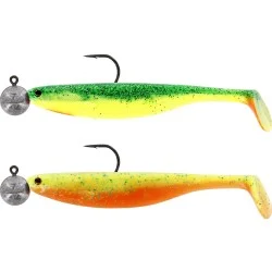 Popularny Zestaw przynęt gumowych Westin ShadTeez Slim Rigged'N Ready rozm.6/0, 12cm/10g - Dark Water Mix 1