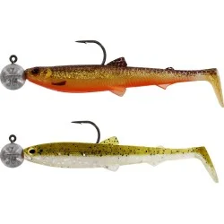 Zestaw przynęt gumowych Westin BullTeez Rigged'N Ready rozm.4/0, 9,5cm/7g - Clear Water Mix 5 Tani