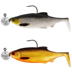 Nowość Zestaw przynęt gumowych Westin Ricky the Roach Rigged'N Ready, rozm.3/0, 7cm/5g - Dark Water Mix 4