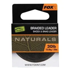 Plecionka przyponowa Fox Naturals Braided Leader 20m Nie przegap