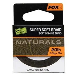 Plecionka przyponowa Fox Naturals Soft Braid Hooklength 20m Rabat