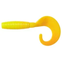 Przynęta gumowa DAM Grup Curl Tail, UV Yellow/Silver Niska cena