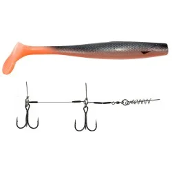Przynęta gumowa + dozbrojka Lucky John Kubira Swim Shad Set 23cm, kolor: PG40 Premium