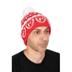 Szybka dostawa Czapka Fox Rage Voyager Red & White Bobble Hat