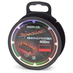 Żyłka Saenger Specialist Sinking Feeder 400m, Fire Red Transparent Ograniczona ilość