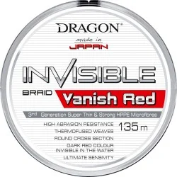 Bestseller Plecionka Dragon Invisible 135m, Vanish Red