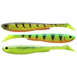 Zestaw przynęt gumowych Daiwa Prorex Slim Shady Color Mix Flash Set 16cm/78g (3szt.) Tylko dziś