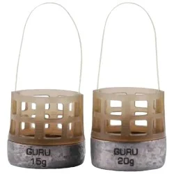 Nie przegap Zestaw koszyków zanętowych Guru Slimline X-Change Distance Feeder (2szt.)