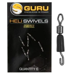 Krętlik z szybkozłączką Guru Heli Swivels (6szt.) Ekspresowa dostawa