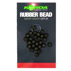 Tylko do końca tygodnia Koraliki gumowe Korda Rubber Beads - Green (25szt.)