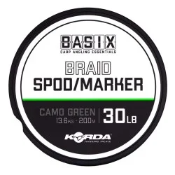 Do wyczerpania zapasów Plecionka Korda Basix Spod/Marker Braid 30lb/200m, Camo Green