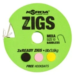 Przypon Korda Ready Zigs Barbless rozm.10/3,6kg (3szt.) Zamów teraz