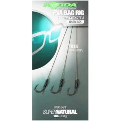Przypon Korda Solidz PVA Bag Rig Barbless 18lb (3szt.) Nowość