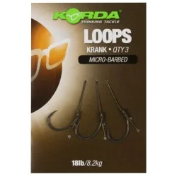 Wyprzedaż Przypon Korda Loops Rig Krank 18lb (3szt.)