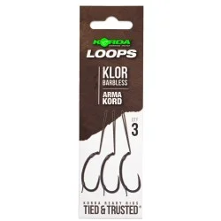Przypon Korda Loop Rigs Klor Barbless (3szt.) Zniżka
