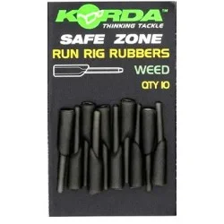 Nasadka Korda Run Rig Rubbers, Weddy Green (10szt.) Darmowy zwrot