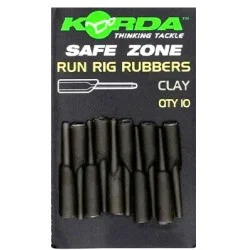 Nasadka Korda Run Rig Rubbers, Clay (10szt.) Sprawdź teraz