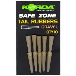 Nasadka Korda Safe Zone Tail Rubbers Gravel (10szt.) Ograniczona ilość