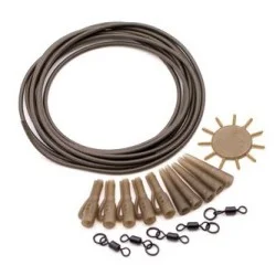 Zestaw z bezpiecznym klipsem Korda Dark Matter Leadclip Action Pack Gravel Niska cena