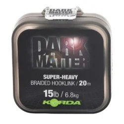 Dodaj do koszyka Plecionka przyponowa Korda Dark Matter Super Heavy Braided Hooklink 20m