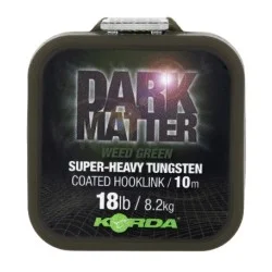 Cena promocyjna Plecionka przyponowa Korda Dark Matter Tungsten Coated Braid 10m, Weed Green