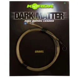 Oferta czasowa Przypon Korda Dark Matter Ring Swivel Leader, Gravel