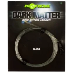 Oferta limitowana Przypon Korda Dark Matter Ring Swivel Leader, Clear