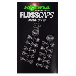 Stopery Korda Floss Caps Clear (20szt.) Popularny