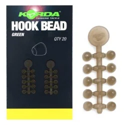 Oferta Stopery Korda Hook Bead Green (20 szt.)