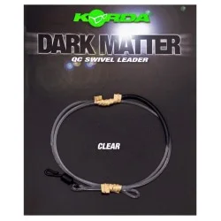 Sprawdź teraz Przypon Korda Dark Matter Leader QC Swivel 50cm/18,1kg, Clear