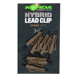 Rabat Bezpieczny klips Korda Hybrid Lead Clips Gravel (8szt.)
