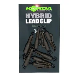 Bezpieczny klips Korda Hybrid Lead Clips Weed (8szt.) Tylko dziś