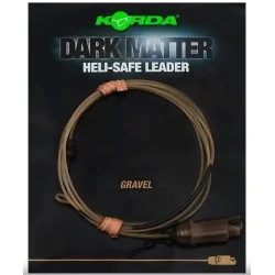 Bezpieczne zakupy Zestaw helikopterowy Korda Dark Matter Leader Heli-Safe, Gravel
