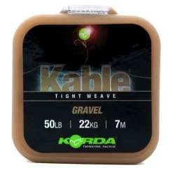 Rabat Plecionka przyponowa Korda Kable Tight Weave 22kg, Gravel