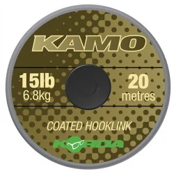 Oferta limitowana Plecionka przyponowa Korda Kamo Coated Hooklink 20m