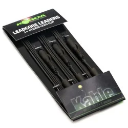 Dodaj do koszyka Zestaw z bezpiecznym klipsem Korda Hybrid Lead Clip Leadcore Leaders 100cm, Weed/Silt (3szt.)