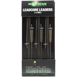 Wyprzedaż Zestaw helikopterowy Korda Heli Leadcore Leaders 100cm, Weed/Silt (3szt.)