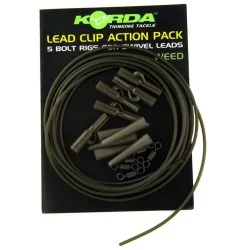 Kup teraz Zestaw z bezpiecznym klipsem Korda Lead Clip Action Pack Weed