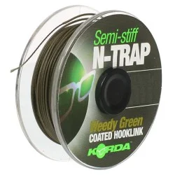 Plecionka przyponowa Korda N-Trap Semi Stiff 20m, Weedy Green Wyjątkowa oferta