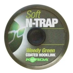 Hit sprzedaży Plecionka przyponowa Korda N-Trap Soft 20m, Weedy Green