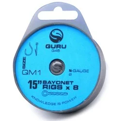 Przypon Guru QM1 Bayonet Ready Rigs 38cm (8szt.) Hit cenowy