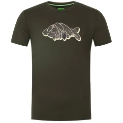 Darmowy zwrot Koszulka Korda Outline Tee Dark Olive