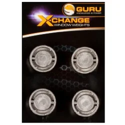 Łatwy zwrot Obciążenie do koszyka zanętowego Guru Window Feeder Spare Weight Packs Medium (4szt.)