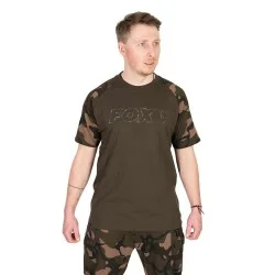 Wyprzedaż Koszulka Fox Outline T-Shirt Khaki/Camo