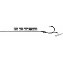 Przypon Traper Hikara Method Feeder Select Quick Barbless Black Chrome 10cm/25lb (5szt.) Dodaj do koszyka