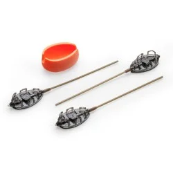 Zestaw podajników zanętowych z formą Mivardi Method Feeder Set QMR Grip Long L - 30/40/50g Bezpieczne zakupy