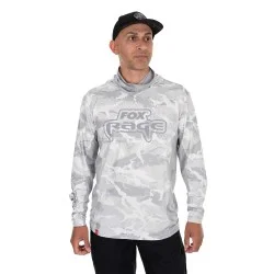Wyjątkowa oferta Koszulka Fox Rage UV Hooded Light Camo Top